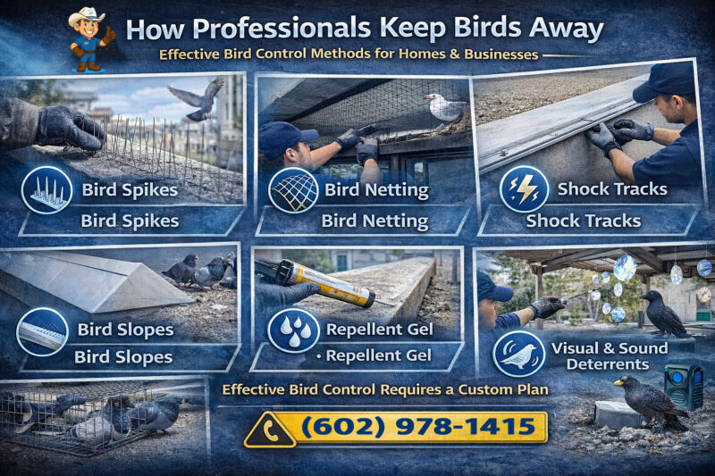 Professional Bird Removal Goodyear Az