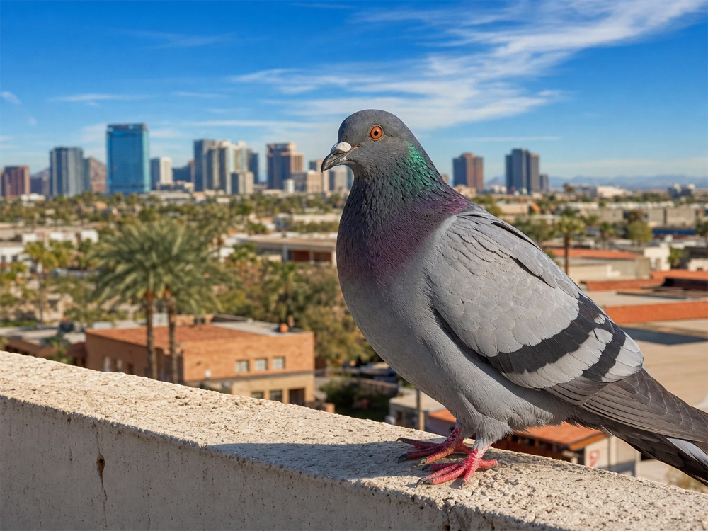 Feral Pigeons in Phoenix Arizona