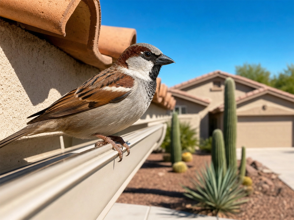 House Sparrows in Phoenix Arizona